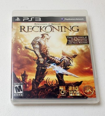 Kingdoms of Amalur: Reckoning (Sony PlayStation 3, 2012) PS3 CIB Complete 