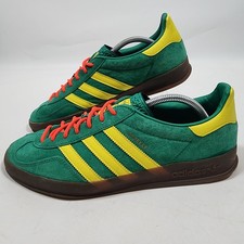 Adidas Originals Gazelle Indoors Suede Trainers - Jamaica Theme - Size 11 UK