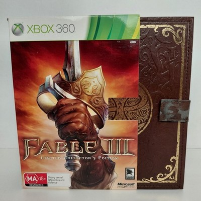 Fable III Limited Collector's Edition Xbox 360 Microsoft Lionhead RPG Fable 3 
