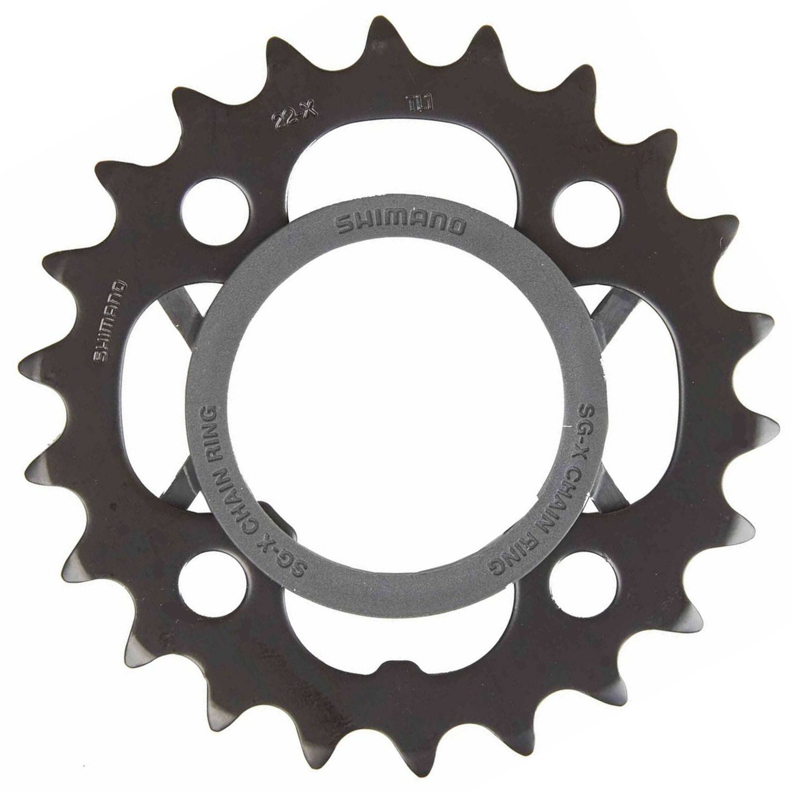 Shimano Acera FC-M361 Acera 7/8 speed inner chainring and protector, 22T, black