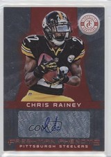 2012 Totally Certified Platinum Red 107/290 Chris Rainey #114 Auto 1b0