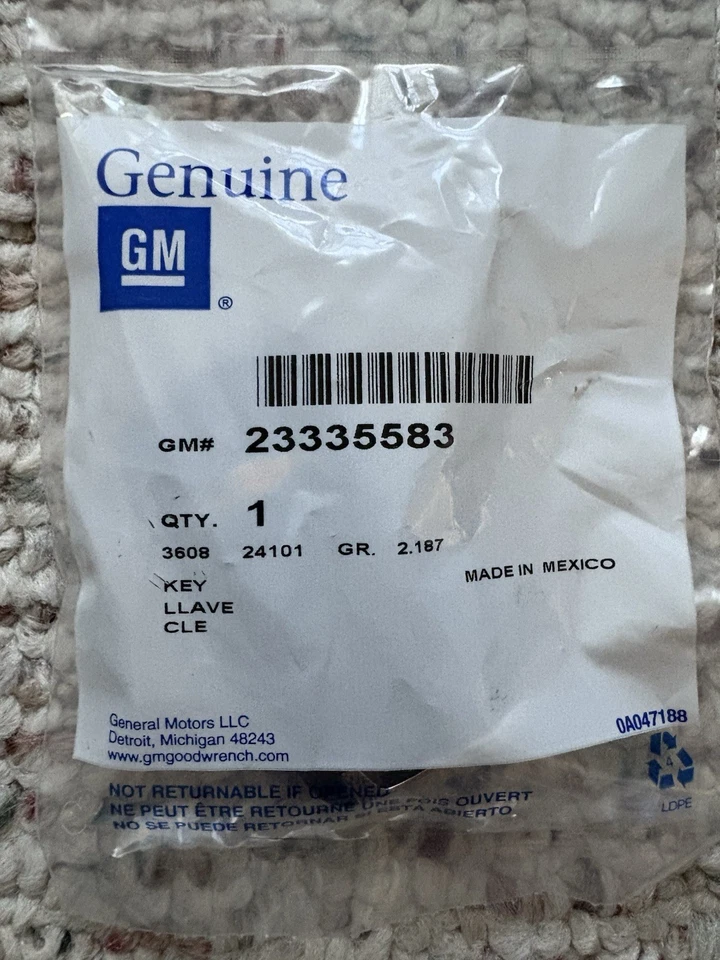 GM OEM Chevrolet Electrical Keyless Entry Transmitter (23335583) 10-2019 315mhz - Image 3 of 3