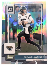 TREVOR LAWRENCE 2022 Donruss Optic 🏈 SILVEE HOLO PRIZM REFRACTOR #88 JAGUARS 🔥