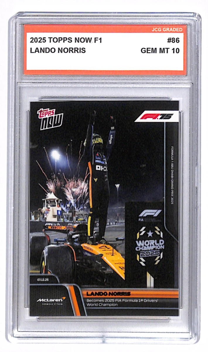 2025 Topps Now Formula 1 - Lando Norris #086 /27624 for sale