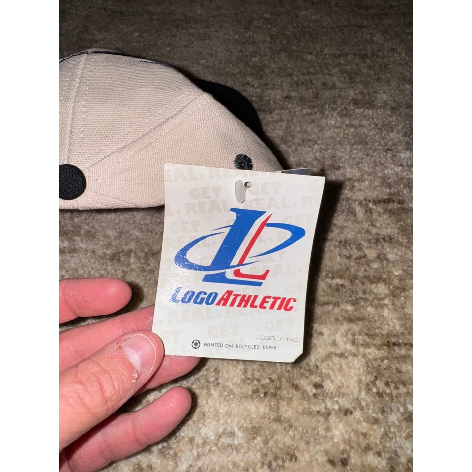 Nuevo con etiquetas Chicago Bulls 1996 NBA Champions Logo Atlético Snapback Sombrero Tostado Negro Foto 3 de 4