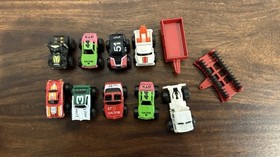 Vintage 1990s Micro Machines lot of 11 with one semi