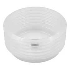 CALIDAKA Drill Dust Collector Hole Saw Bowl Ash Drywall White 