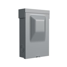 60AMP 240V Waterproof AC Disconnect Box Non-Fused, Metal Box Pull-Out