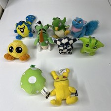 VTG McDonald's Neopets Mini Plush Lot of 9 Assorted Blue Cloud Animals 2004/05