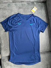Nike Dri Fit Rafa Nadal Challenger Men's Tennis Shirt Size S NEW
