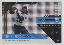 2018 Panini Unparalleled Rookie Superplaid 93/150 Donte Jackson #291 0c2