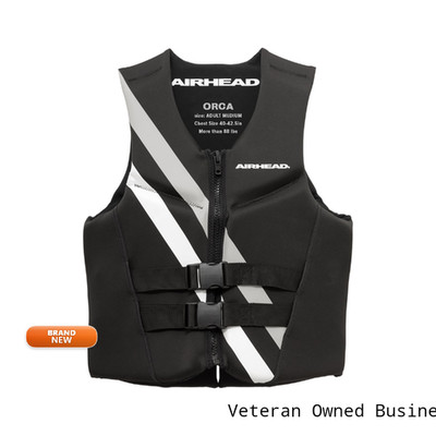 Airhead Orca Kwik-Dry Neolite Flex Life Jacket For Adults Kids - Uscg Approved