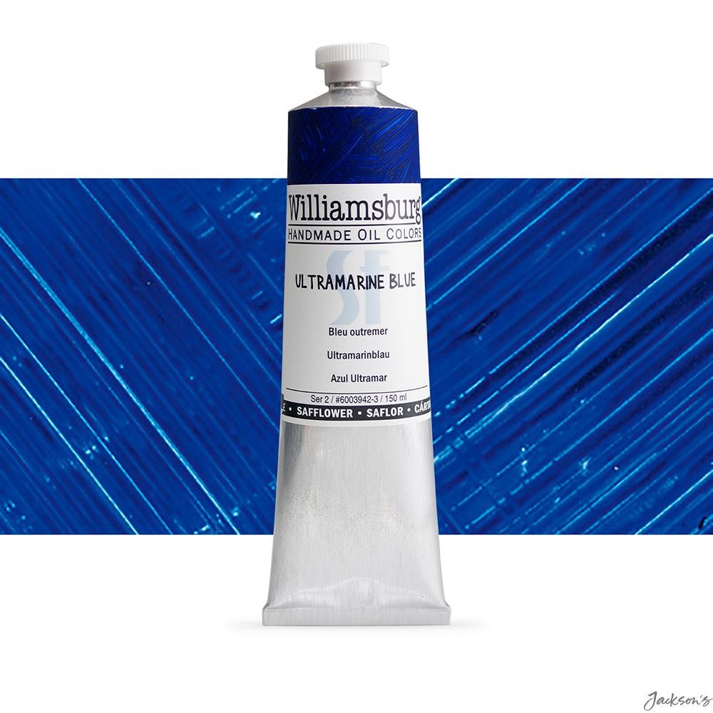 Williamsburg Safflower Oil Paint Linseed Oil 150ml Ultramarine Blue For Artists