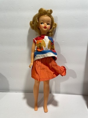 VTG Tammy Doll Ideal Toy BS-12 3 1960s Blue Eyes  Honey Blonde Hair 11.5''