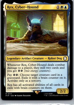 #117 Rex, Cyber-Hound Universes Beyond: Fallout Rare