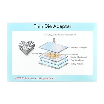 PC Plastic Standard Adapter Pad For Die Cut and Embossing Machine