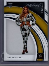 2022 Panini Immaculate Collection WWE Elektra Lopez Rookie 20/65 #92