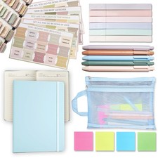 Bible Study Supplies,Bible Journaling Kit with Journal,6 No Bleed Highlighter...