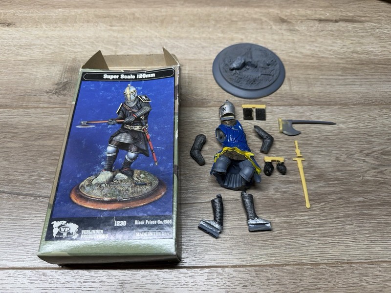 Verlinden Super Scale 120mm No. 1230 The Black Prince CA. 1300 Figure