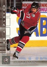 Chris Gratton 2001-02 Be a Player Memorabilia #145 Buffalo Sabres Hockey