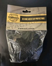 NEW Valken 3G Wire Mesh Tactical Airsoft Ear Protectors - Black