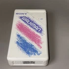 Vintage Sony FM Walkman White Pink Purple SRF 16W (L#58)