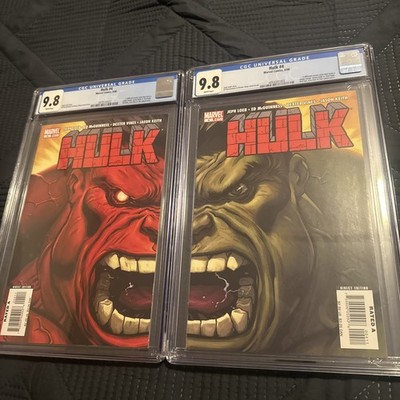 Hulk #4 CGC 9.8 -9.8 2 Different Cover to Form a Single Issue 2008