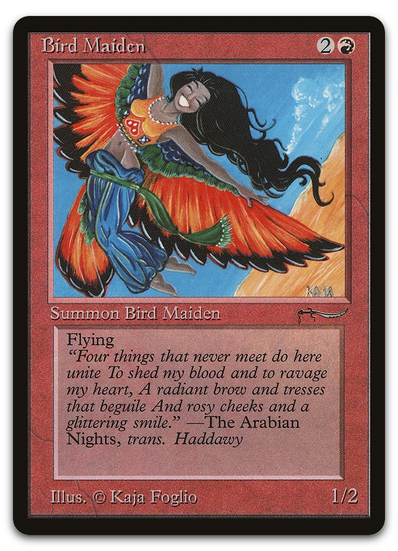 Bird Maiden (Light) (NM) Arabian Nights ARN Magic MTG