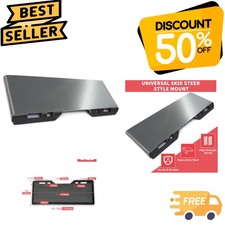 1/2" Heavy-Duty Skid Steer Mount Plate - Quick Tach Attachment for Bobcat/Kubota