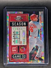 2020 Contenders Optic Paul Goldschmidt /23 “SEASON TICKET” CRACKED ICE SSP