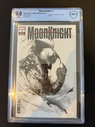 Moon Knight #1 Gabriele Dell'Otto Variant Marvel Comics 1st Print CBCS 9.8