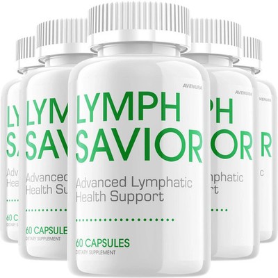 LymphSavior Daily Wellness Supplement 60 Capsules | 5 Pack | Free Shipping