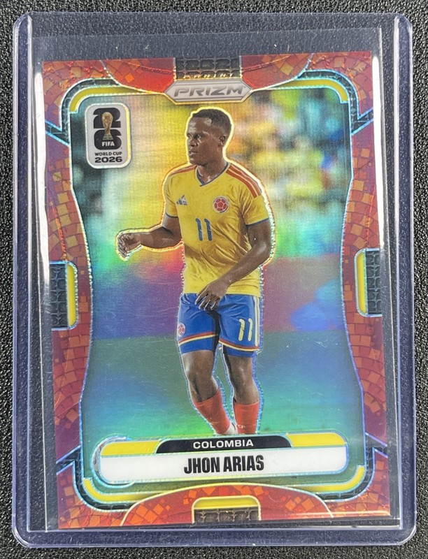JHON ARIAS 2026 PANINI PRIZM WORLD CUP #181 MAPLE LEAF 35/86 COLOMBIA