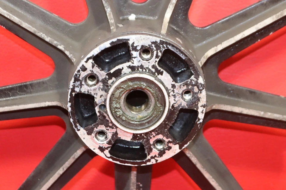 1987 HARLEY-DAVIDSON SPORTSTER 1100 XLH1100 9 SPOKE CAST FRONT WHEEL RIM STR8 - Imagem 3 de 4