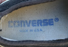 VTG Converse Jack Purcell Made in USA Black Canvas Low Top Women’s SZ 4 — photo 5