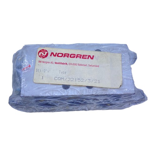 Norgren CQM/22152/3/21 Verkettungsplatte für industriellen Einsatz CQM/22152/3/2 - Picture 12 of 12