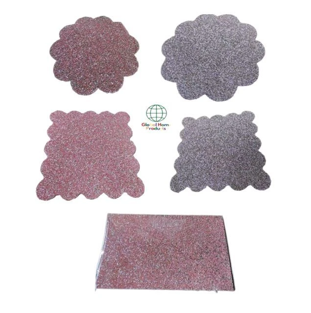 Sparkle Crushed Diamond Placemat Romany Bling Table Placemat Gift - Image 2 of 4