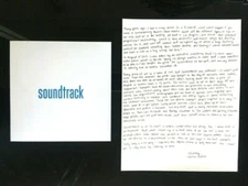 NETFLIX 2018 Series "SOUNDTRACK" FYC 45 RPM Vinyl + JOSHUA SAFRAN Letter - PROMO