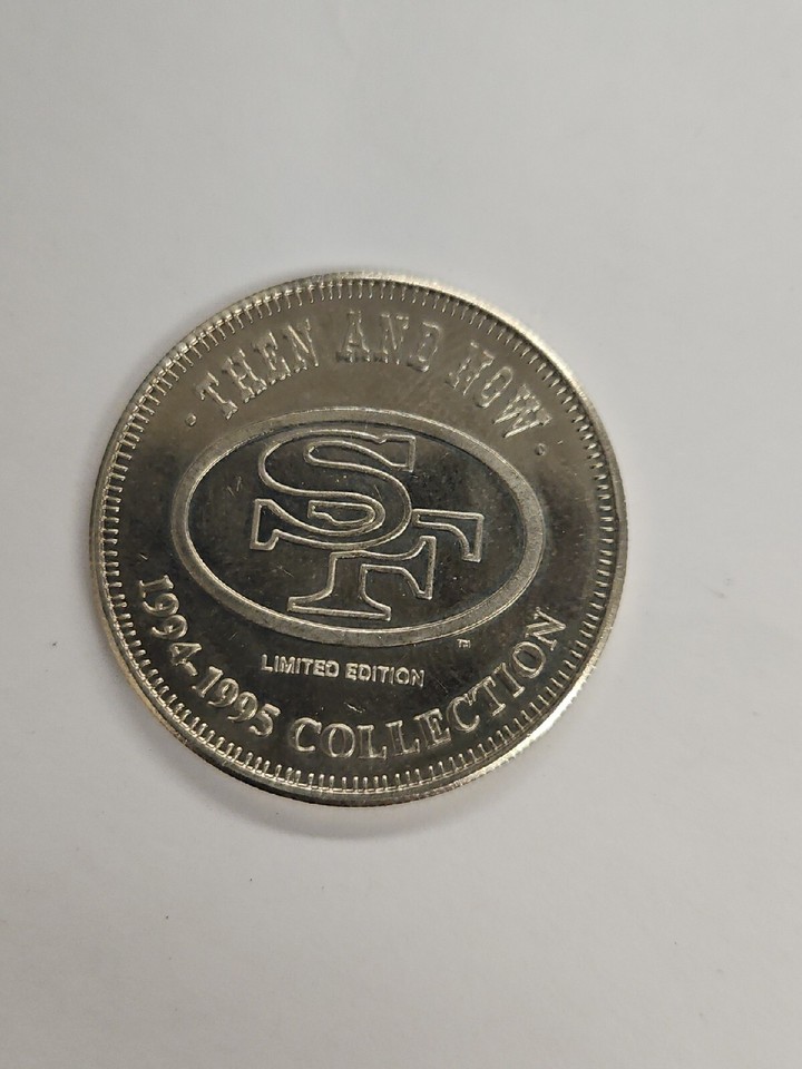 #80 Jerry Rice 🔥San Francisco 49ners 1994-95 Then And Now Coin ...