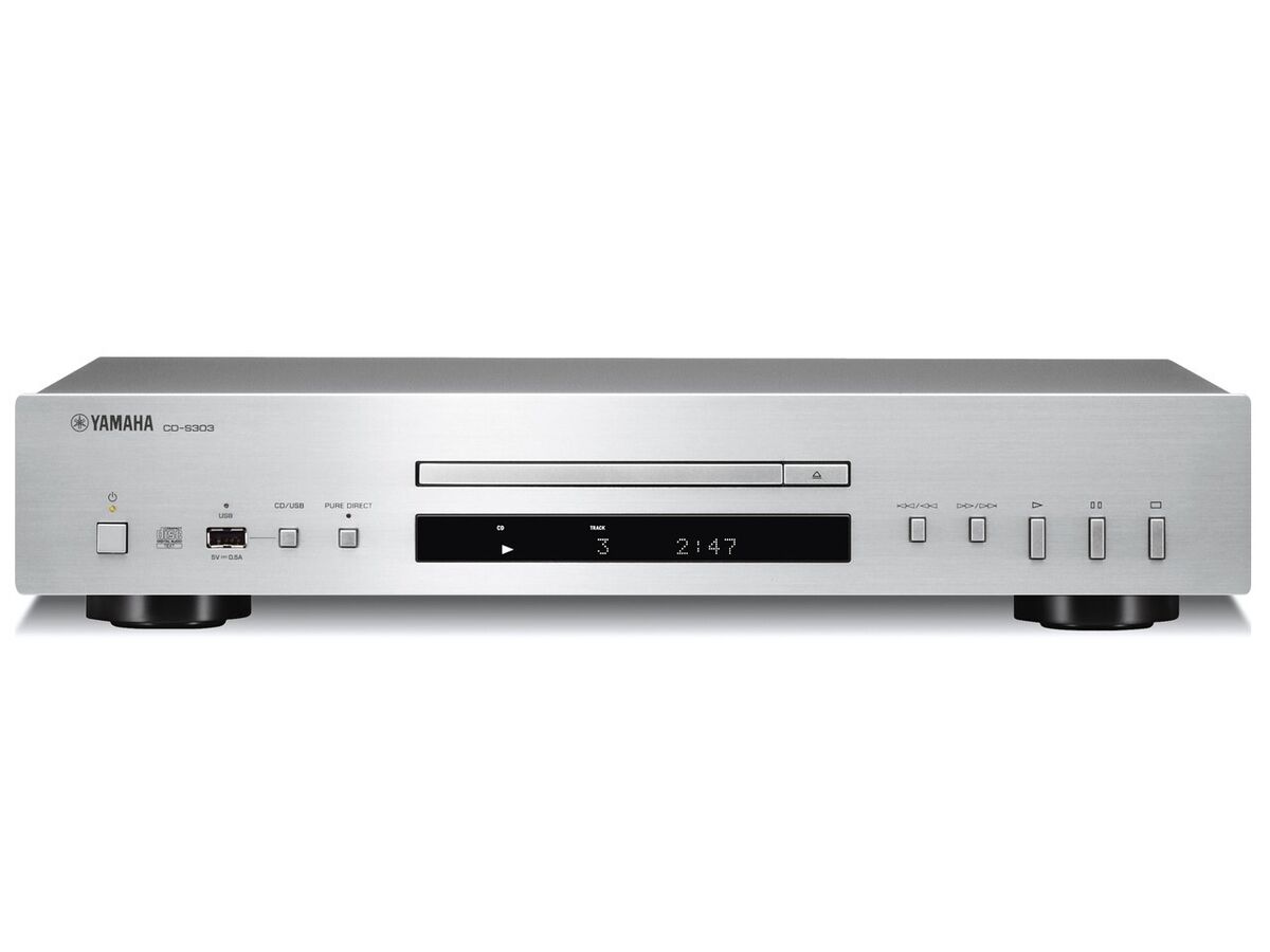 YAMAHA CD-S303 Single-disc CD Player Silver with Box Japan YAMAHA CD-S303 Single-disc CD Player Silver with Box Japan