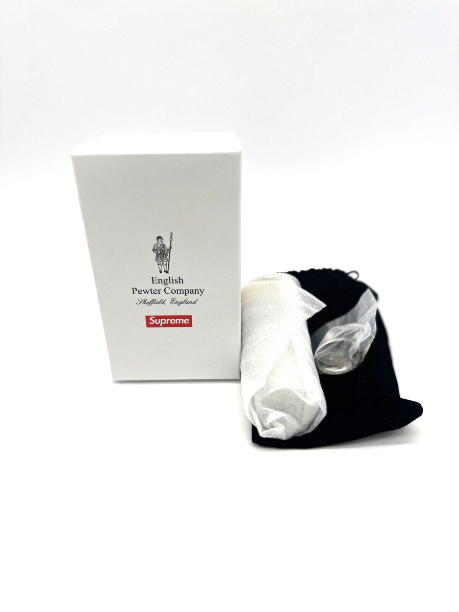 Supreme Shotgun Bullet Cartridge Metal Flask x English