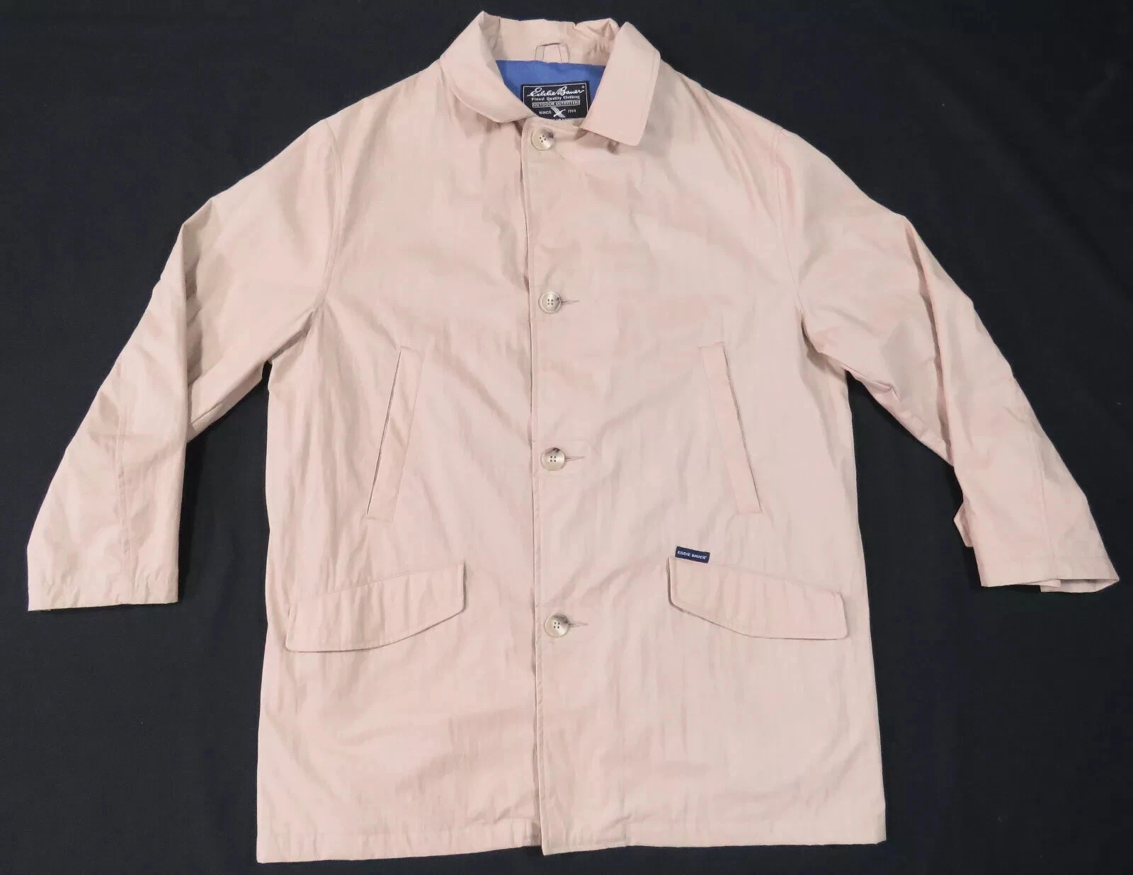 Eddie Bauer Outdoor Outfitters Rain Wind Full Button Jacket