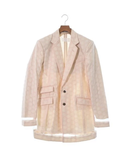 Maison Margiela Jacket PinkxWhite(Dot Pattern) 38(Approx. S