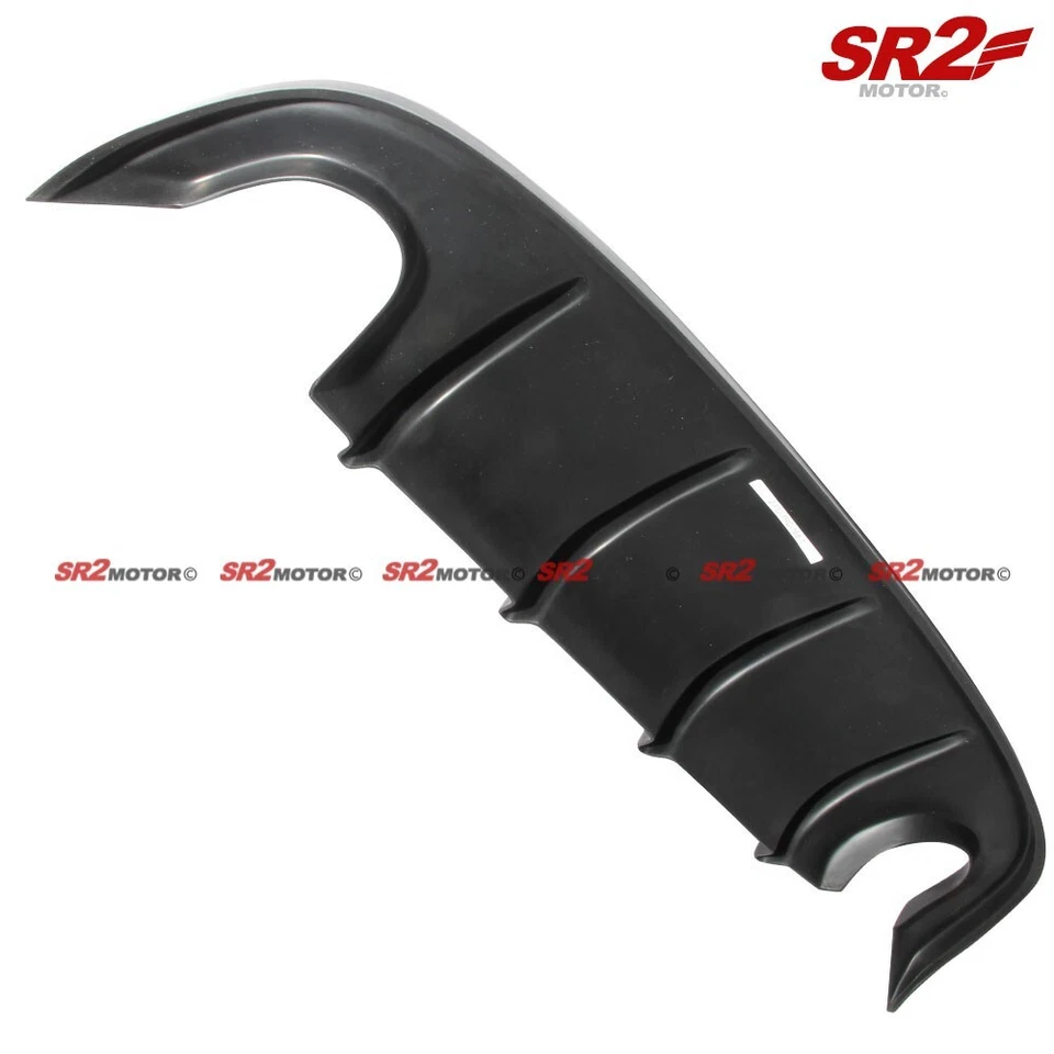 For 2009-2015 Mazda Miata MX5 GT NC2 NC3 Shark Fin Rear Body Bumper Lip Diffuser - Image 2 of 3