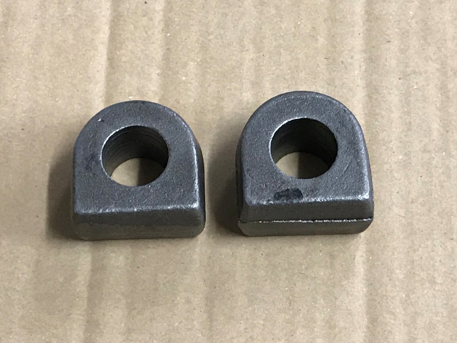 10 LOCKING BAR BRACKETS D BLOCKS 20MM 3/4" TRAILER TRUCK VEHICLE TIPPER