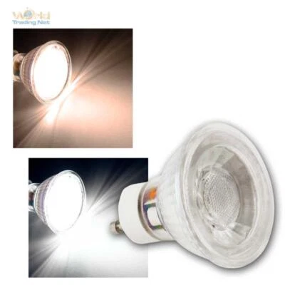 WORLD-TRADING-NET GU10 LED Strahler COB 36° 3/5/7W warm/neutral Spot-Leuchtmittel Birne 230V Lampe