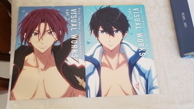 JAPAN Free! The Movie -Timeless Medley- Visual Works Special Set Art Book manga