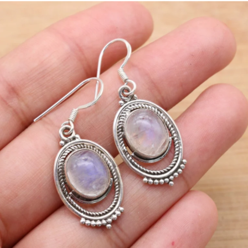 Tuscany Silver Orecchini A Cerchio Ovali In Argento Sterling 925 – Ipoallergenici, Realizzati Con Materiale Riciclato, In Confezione Regalo