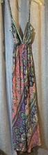 Long Beautiful Pattern Sun Dress Perfect Fit Light Material