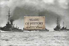 Foto kein Zeitgen&ouml;ssisches Original Schiff Boote im Geleitzug